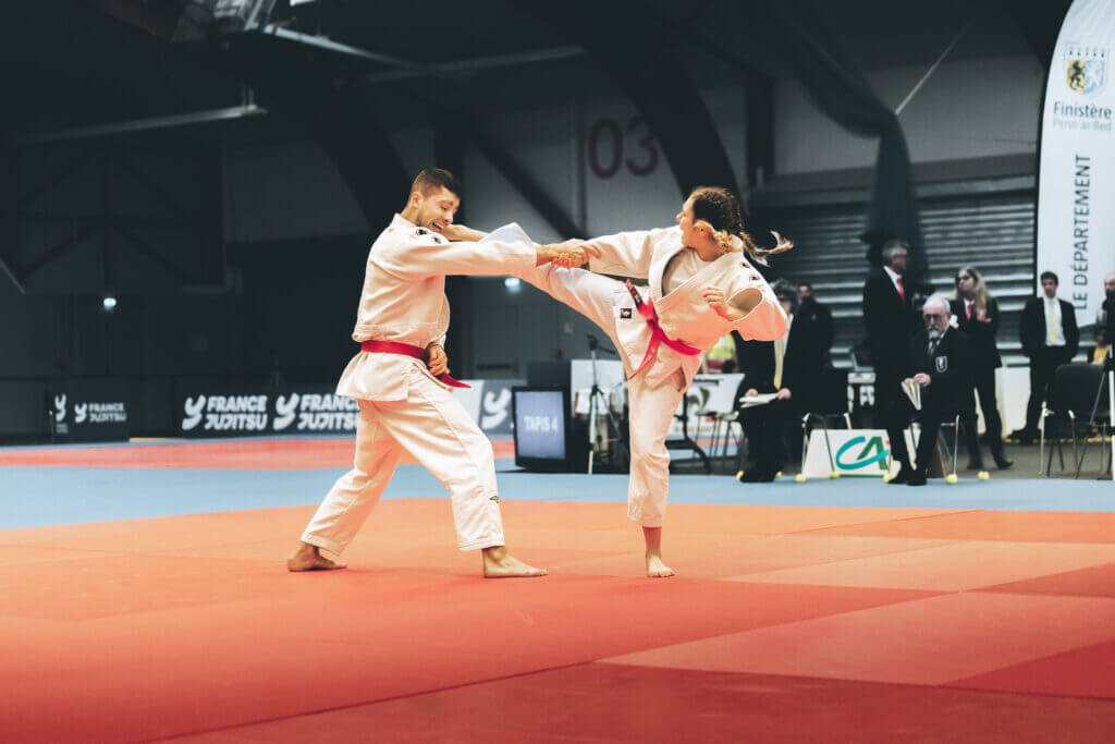combat de jujitsu